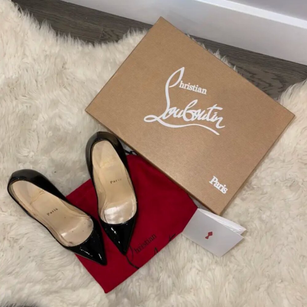 AUTHENTIC Christian Louboutin Pigalle Plato 120
